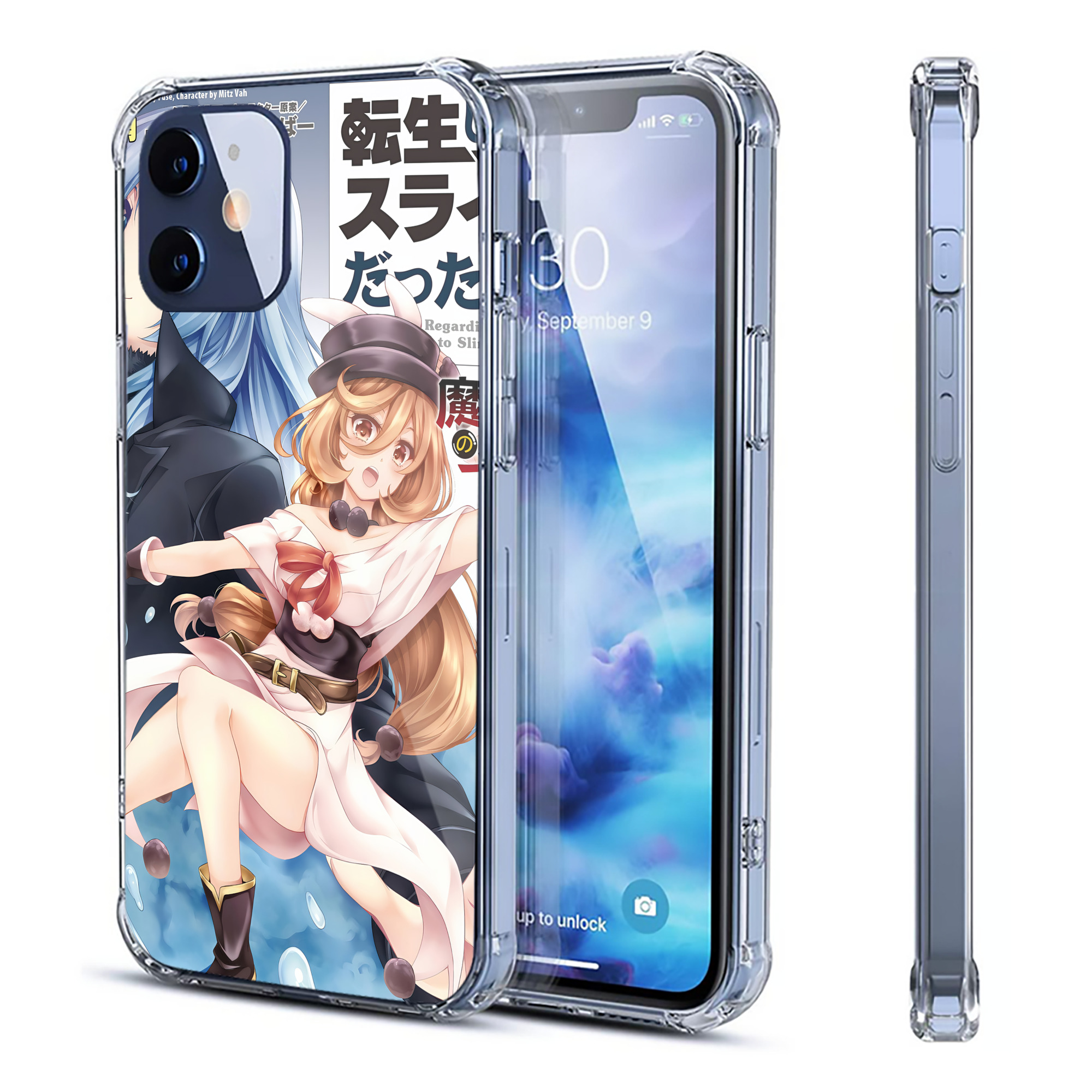 （画像用） 転スラ Regarding Reincarnated to Slime 【iPhone 12シリーズ対応】透明スマホケース（クリアソフトケース）